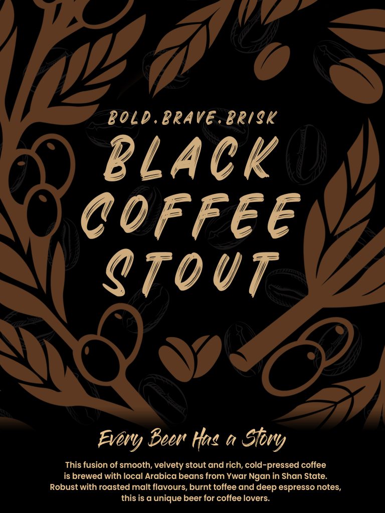 Black Coffee Stout No Beer Poster